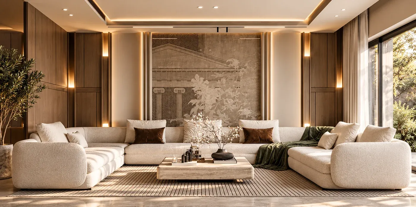 How Do You Plan a Home Interior in a Gurgaon Penthouse With Double-Height Ceilings?