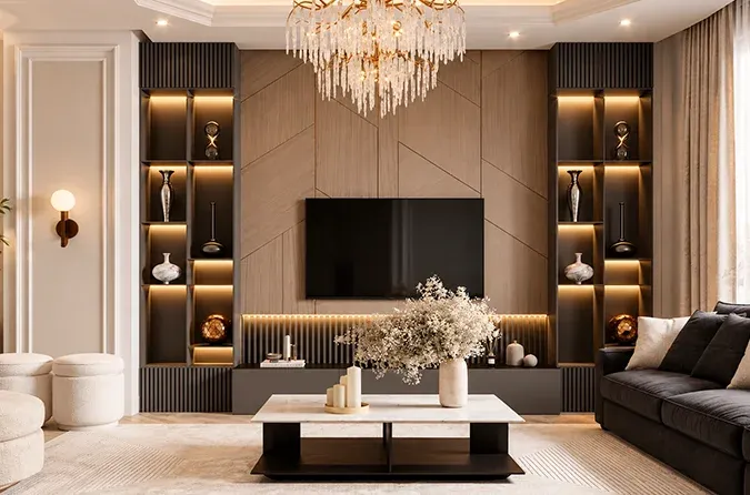 contemporary villa interiors