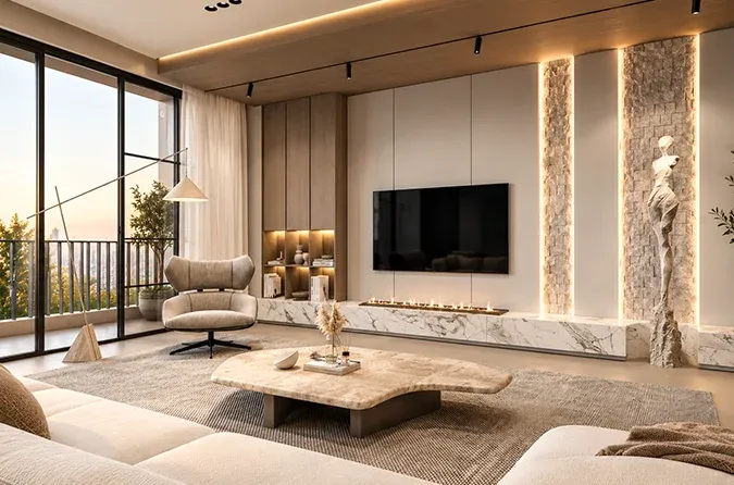 high-ceiling interior design