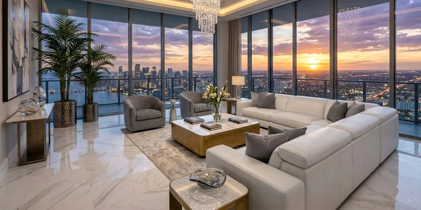 Penthouse Interior Design in Gurgaon Terraces, Double-Height Ceilings & Panoramic Views