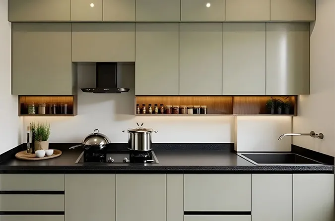 simple kitchen colour