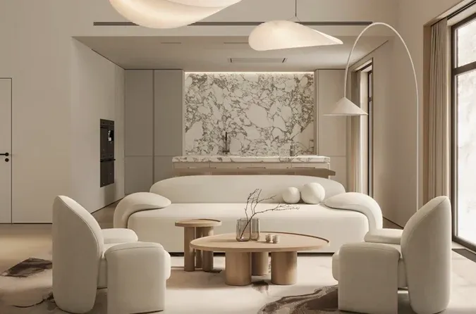 layered lighting design